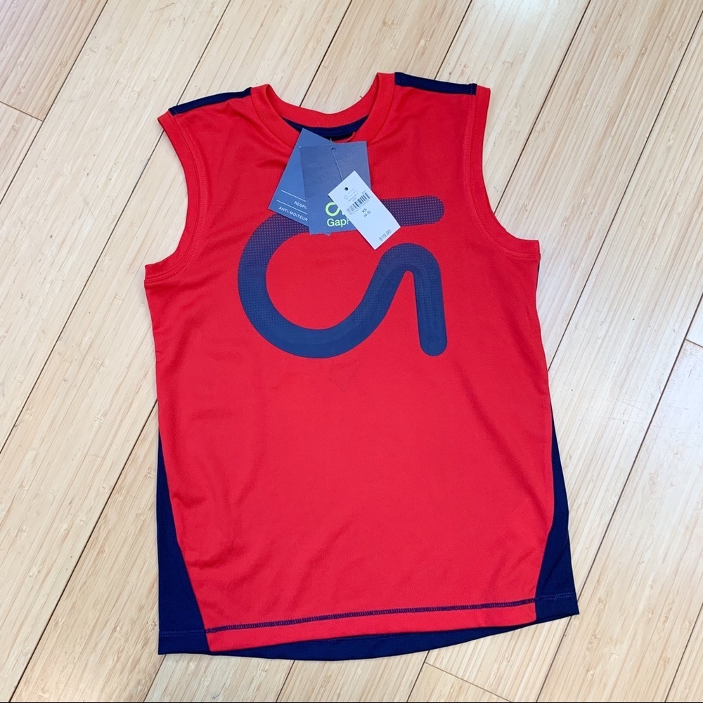 Nwt! Gap Fit Kids Boys Tank Top, Xs 4/5.